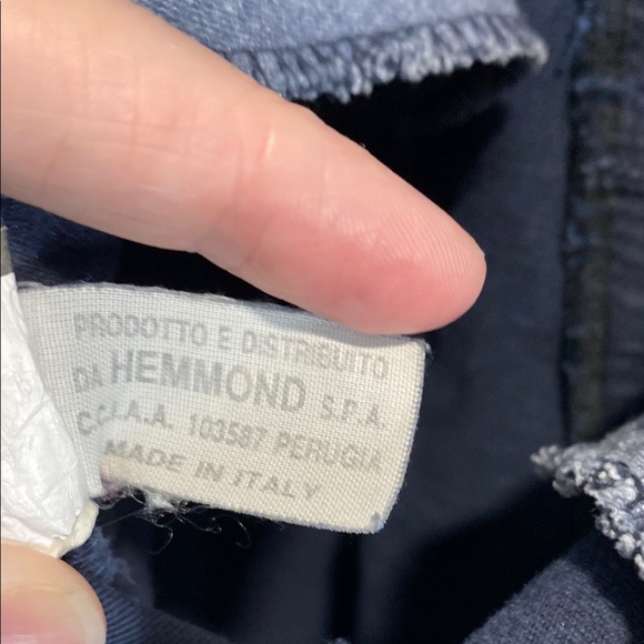 Valentino Vintage Navy Blue Straight Pant Classic Style - Picture 8 of 8